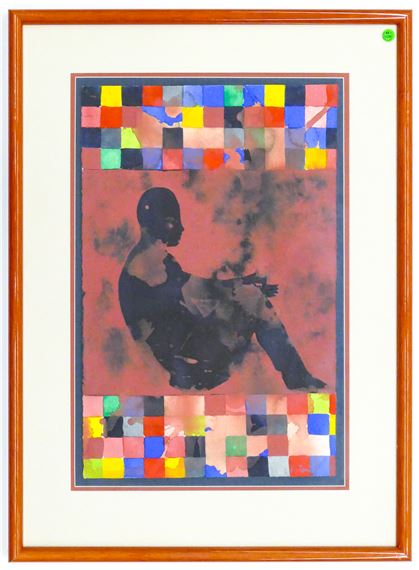DeLoss McGraw | DeLoss McGraw ''Seated Man'' Signed Painting on Paper ...