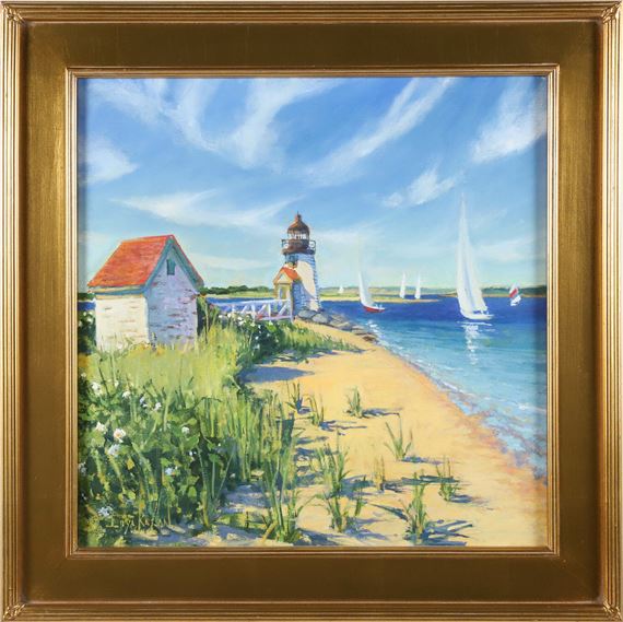 Sailing Off Brant Point, Nantucket by Ilya Kagan