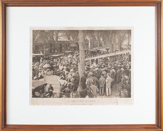 A Nantucket Auction: Sale of the Old Mill by Henry Sherman Wyer, 1897