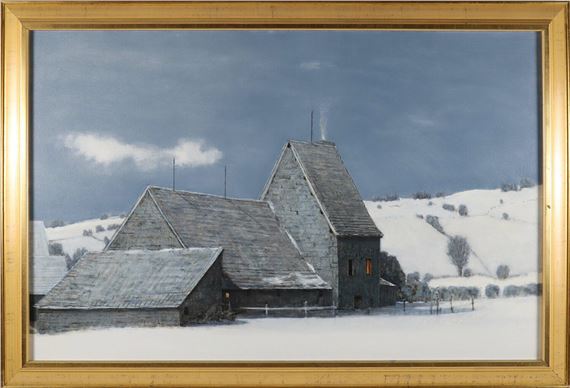 Guay Farm in Winter by Donald Jurney