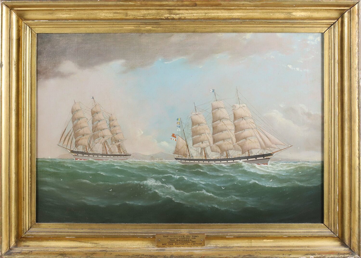 Artwork by Joseph Witham, Portrait of the Seafarer and the Wayfarer, Made of Oil on Canvas