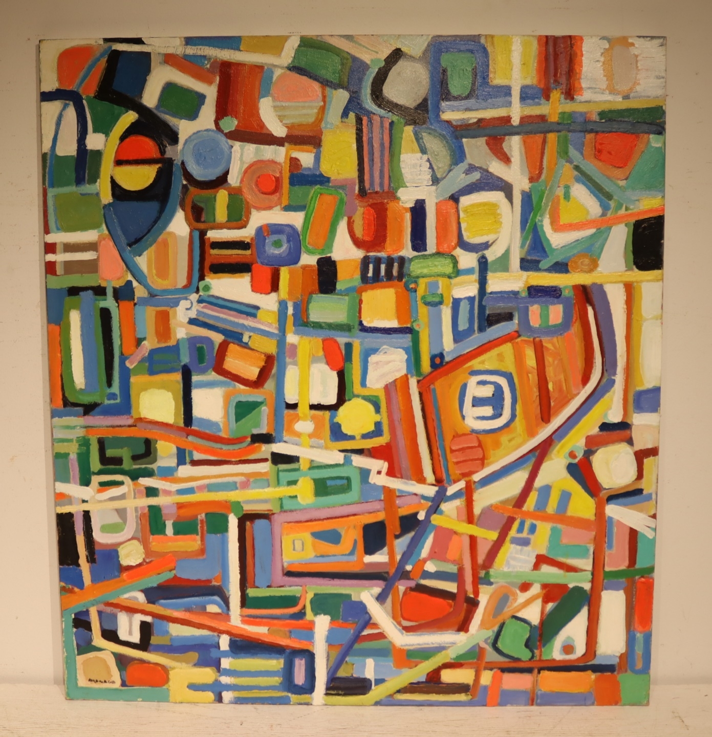 Artwork by Pasquale Monaco, Oil on canvas, signed, Made of Oil on canvas