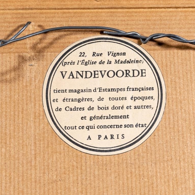 Artwork by Jean Gudin, STEEL ENGRAVING CARTIER DISCOVERING ST. LAWRENCE, Made of HAND COLOURED ENGRAVING ON PAPER