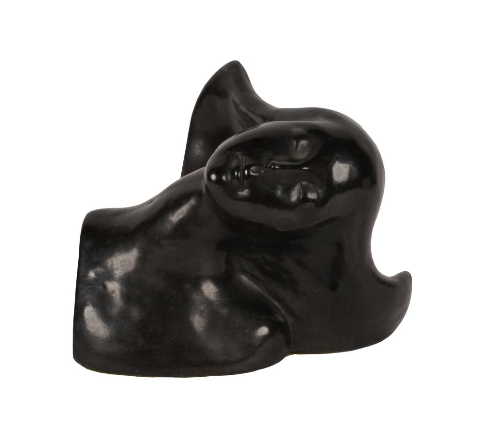 Artwork by Preston L. Prescott, : Liebestraum (Female Bust), Made of patinated bronze