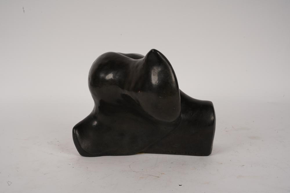 Artwork by Preston L. Prescott, : Liebestraum (Female Bust), Made of patinated bronze