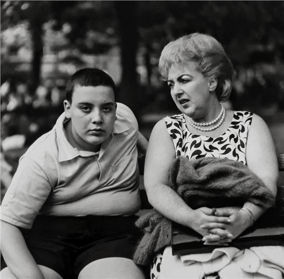DIANE ARBUS, WOMAN AND HER SON N.Y.C., 1965 by Diane Arbus, March 14