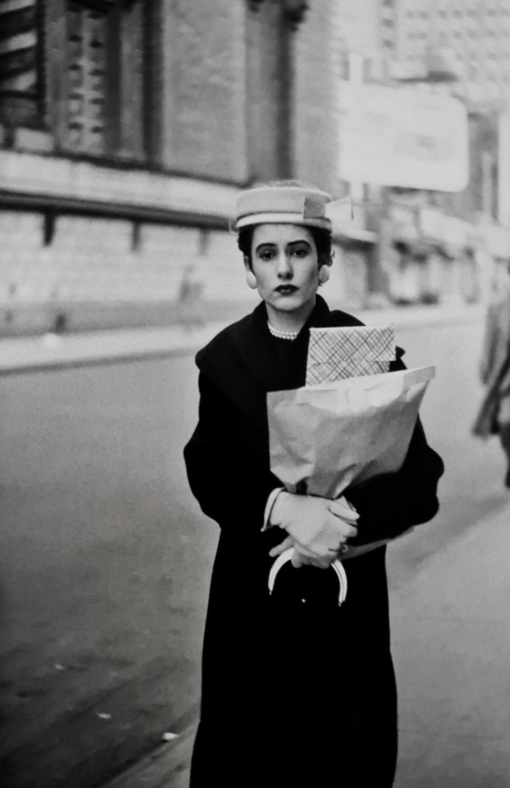 Diane Arbus | DIANE ARBUS, WOMAN ON THE STREET WITH PARCELS, N.Y.C ...