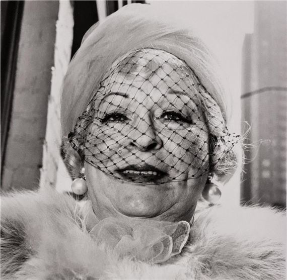 DIANE ARBUS, WOMAN WITH A VEIL ON FIFTH AVENU, N.Y.C., 1968 by Diane Arbus, March 14
