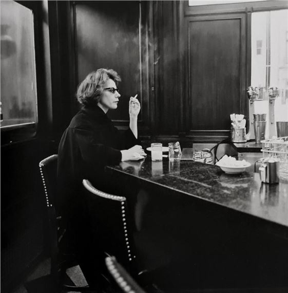 DIANE ARBUS, WOMEN AT A COUNTER SMOKING, N.Y.C., 1962 by Diane Arbus, March 14