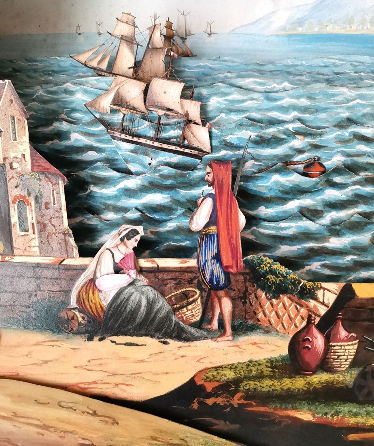 Xavier Tharin | Pintura con música autómata del siglo XIX (Circa 1860 ...