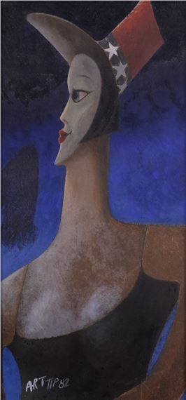 Dívka Američanka, 1982 by Svatopluk Pitra, 1982