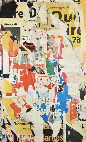 Jacques Villeglé | EX-PLACE DE THORIGNY (1978) | MutualArt