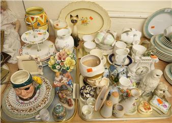 Assorted collectable and other , including teaware - Lester Piggott