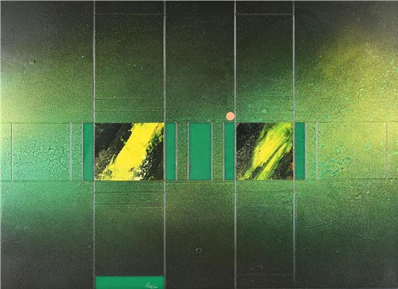 SENZA TITOLO tecnica mista su tavola e plexiglass - Maurizio Roasio