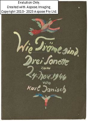 2 brochures with handwritten text