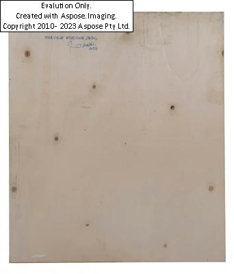 Artwork by Giulio Ceraldi, Corviale Stazione Zero, Made of mixed media on board