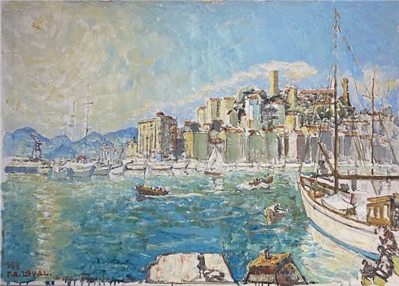 Port Cannes 1959 by Fernand Laval, 1959