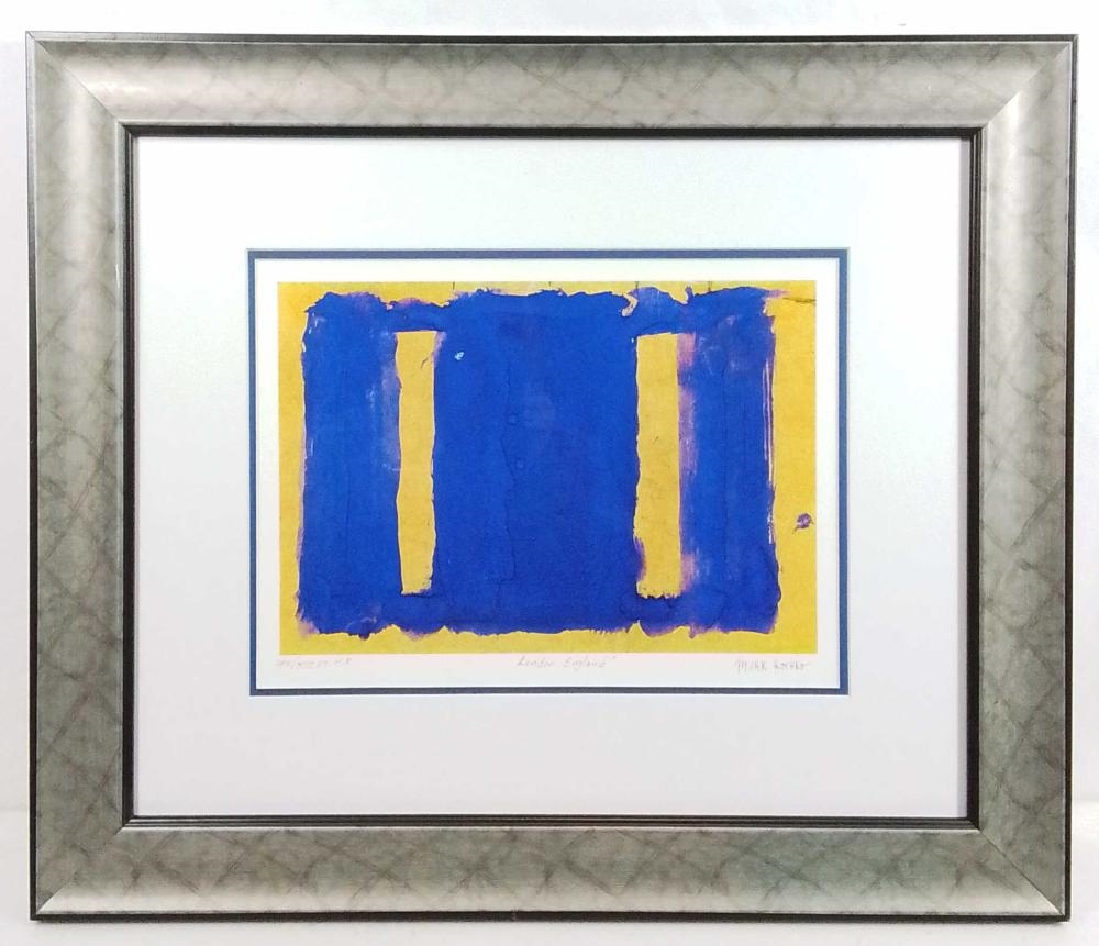 Mark Rothko | Mark Rothko Yellow & Blue 1950 Portfolio Print | MutualArt