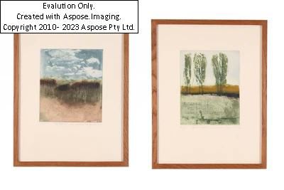 Pferdekoppel/Schilfhütte by Annemarie Degenhart