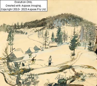 Winter delights in Mönichkirchen am Wechsel by Oskar Laske