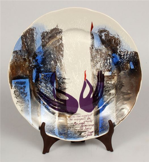Painted plate