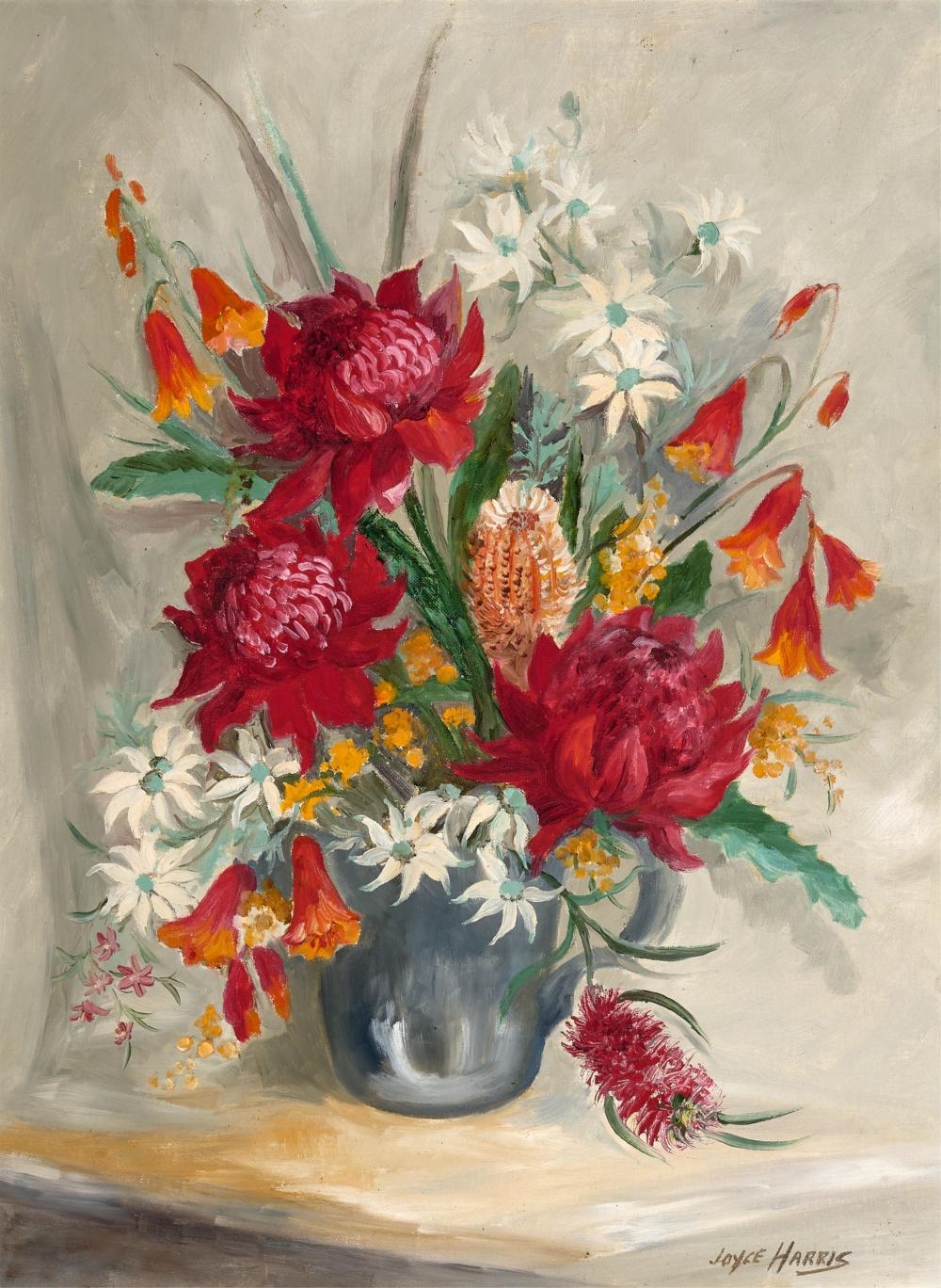 Joyce Harris | A Vase of Spring Flowers | MutualArt