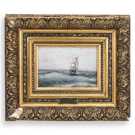 Ship by Ivan Aivazovsky, 1887