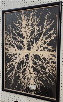 Framed Seriograph "Downwards As Well" Sgnd. Corita (Sister Mary Corita Kent) 33"H X 24"W w/ Frame 3' X 25 - Corita Kent