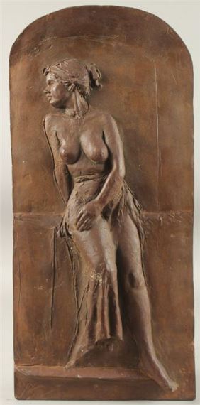 A standing nude by Vanessa Beecroft