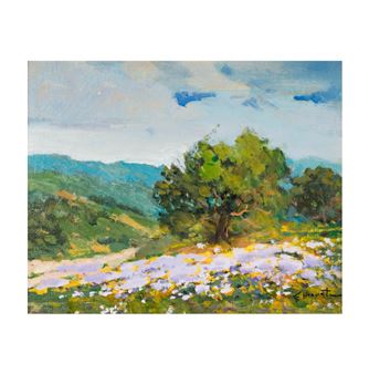 Flower Fields Landscape - Felice Hrovat