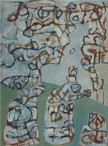 Rodney Milgate | Poem-Bridge (1979) | MutualArt