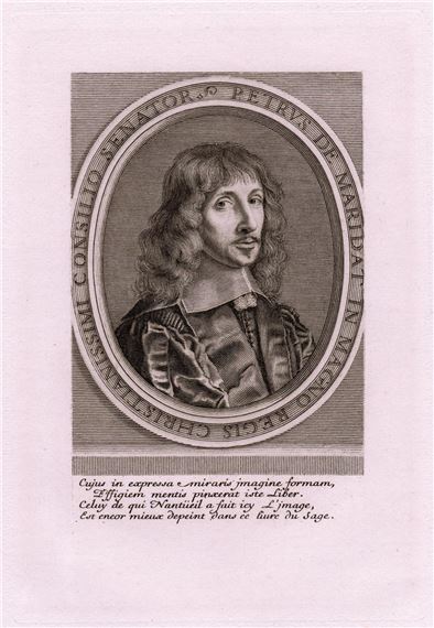 Portrait of Pierre de Maridat by Robert Nanteuil