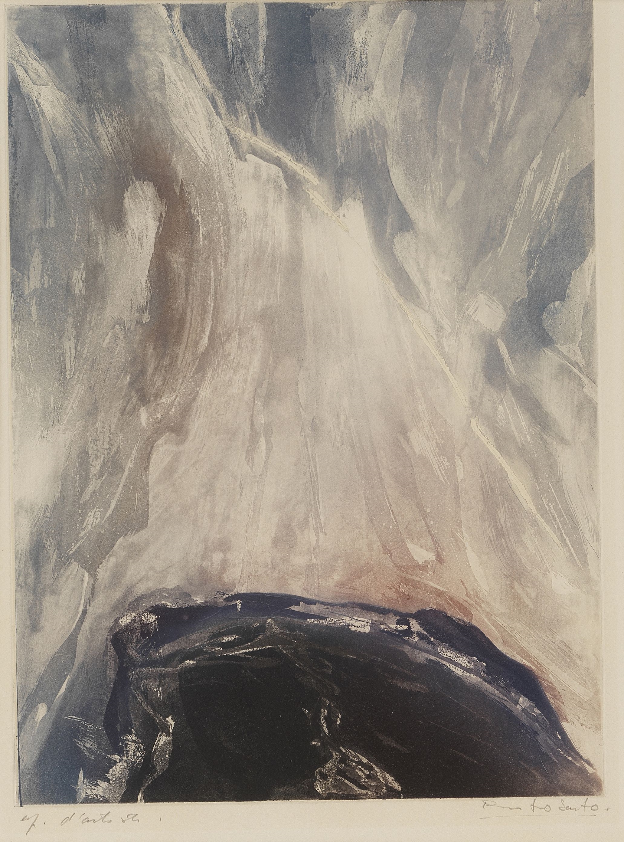 Artwork by Pietro Sarto, Gros-de-Vaud, Made of etching and aquatint on paper