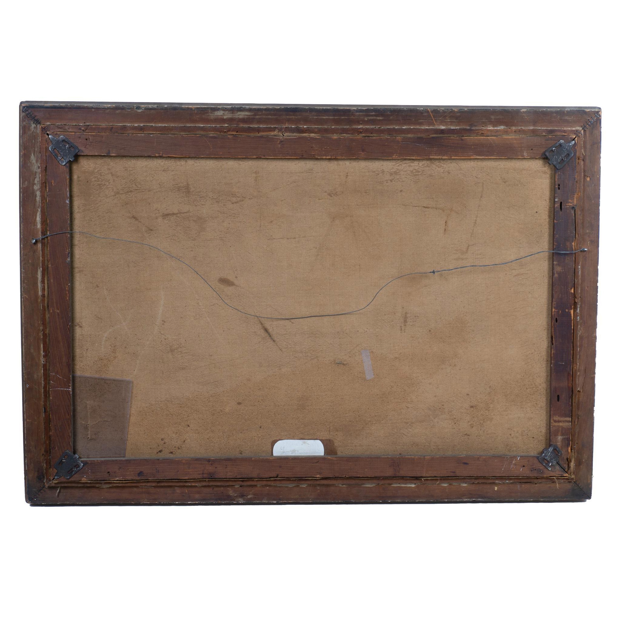 Unknown | Antique Original Oil on Canvas, Landscape, Monogram Signed ...