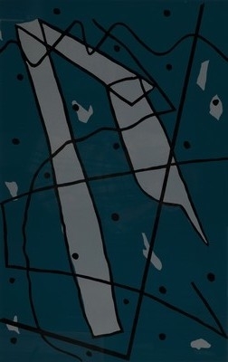 Artwork by Pidder Auberger, # # #"HS 108#", Made of color woodcut