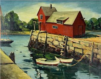 Florence Molesphini (20th c.) Low Tide - Florence Molesphini