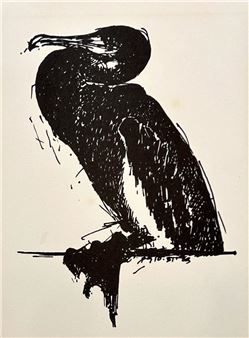 Pat de Groot (1930-2018) Cormorant - Pat de Groot