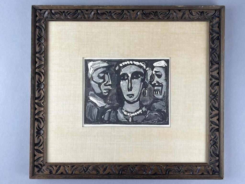 Georges Rouault | Georges Roualt Les Visages 1932 Lithograph (1932 ...