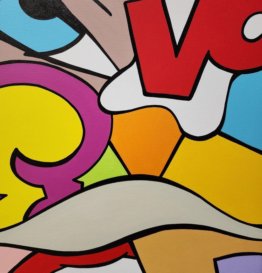 Artwork by DONDI, 'ROYAL TEA', Made of acrylic and spray paint on canvas