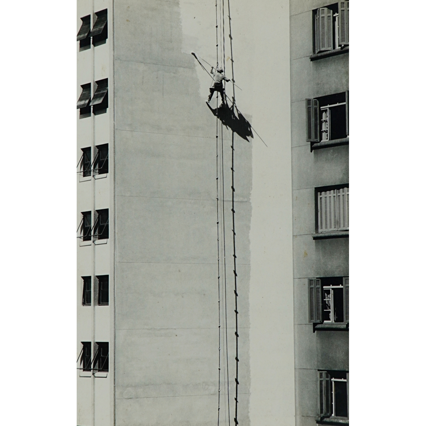 Artwork by Nelson Peterlini, Pintor de parede, Made of Gelatina e prata sobre papel