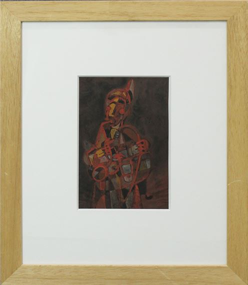 "Suonatore" by Mirko Basaldella, 1958