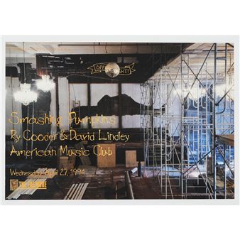 1994 Smashing Pumpkins At Fillmore Bill Graham Presents In San Francisco Concert Poster - Arlene Owseichik