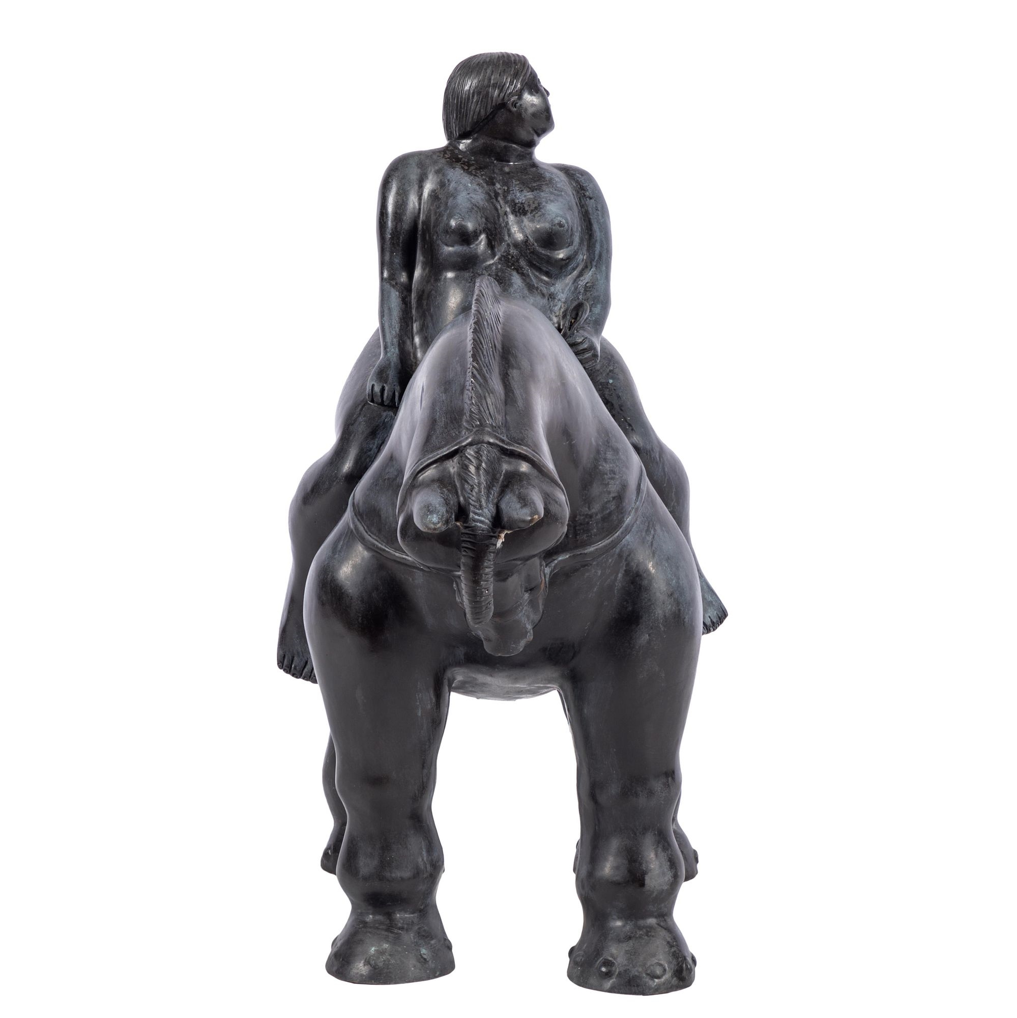 Fernando Botero Nude Woman on Horseback (1995) MutualArt