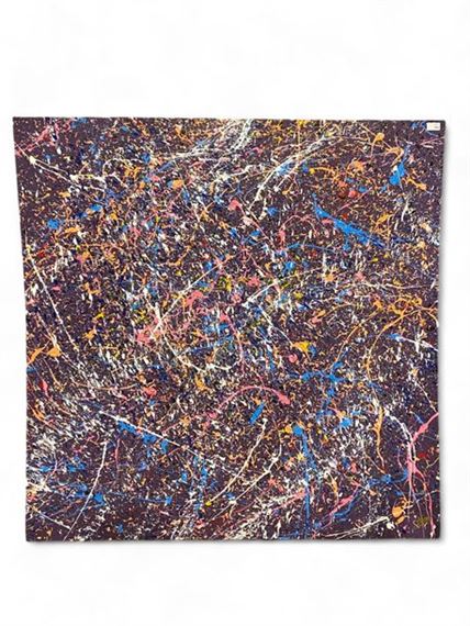 Abstract composition by Philippe Layani, dated 2019