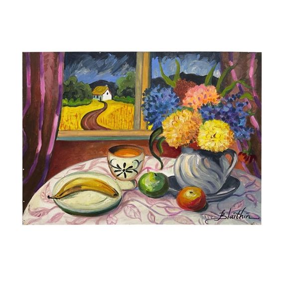Curated visual reference: Picture Idea: Blaithin O Ciobhain Still Life With A View