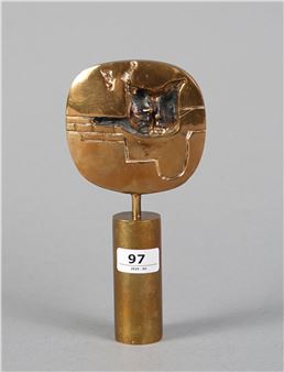 Two abstracted faces - Raf Verjans