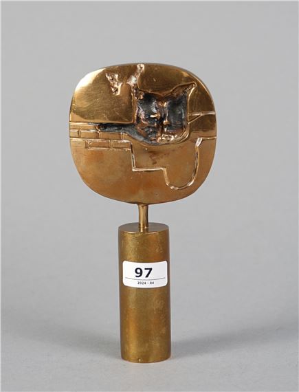 Two abstracted faces