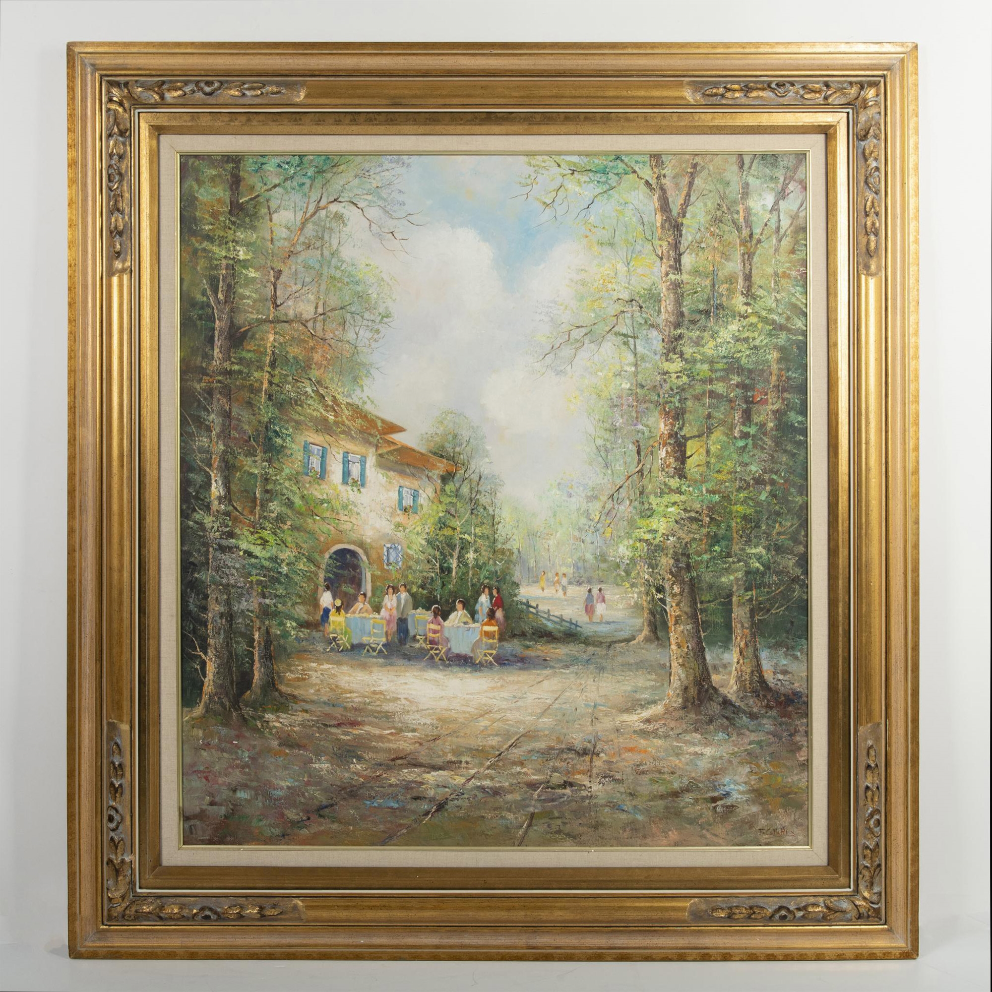 J. Colletti | J. Colletti, Original Impressionist Oil on Canvas, Signed ...