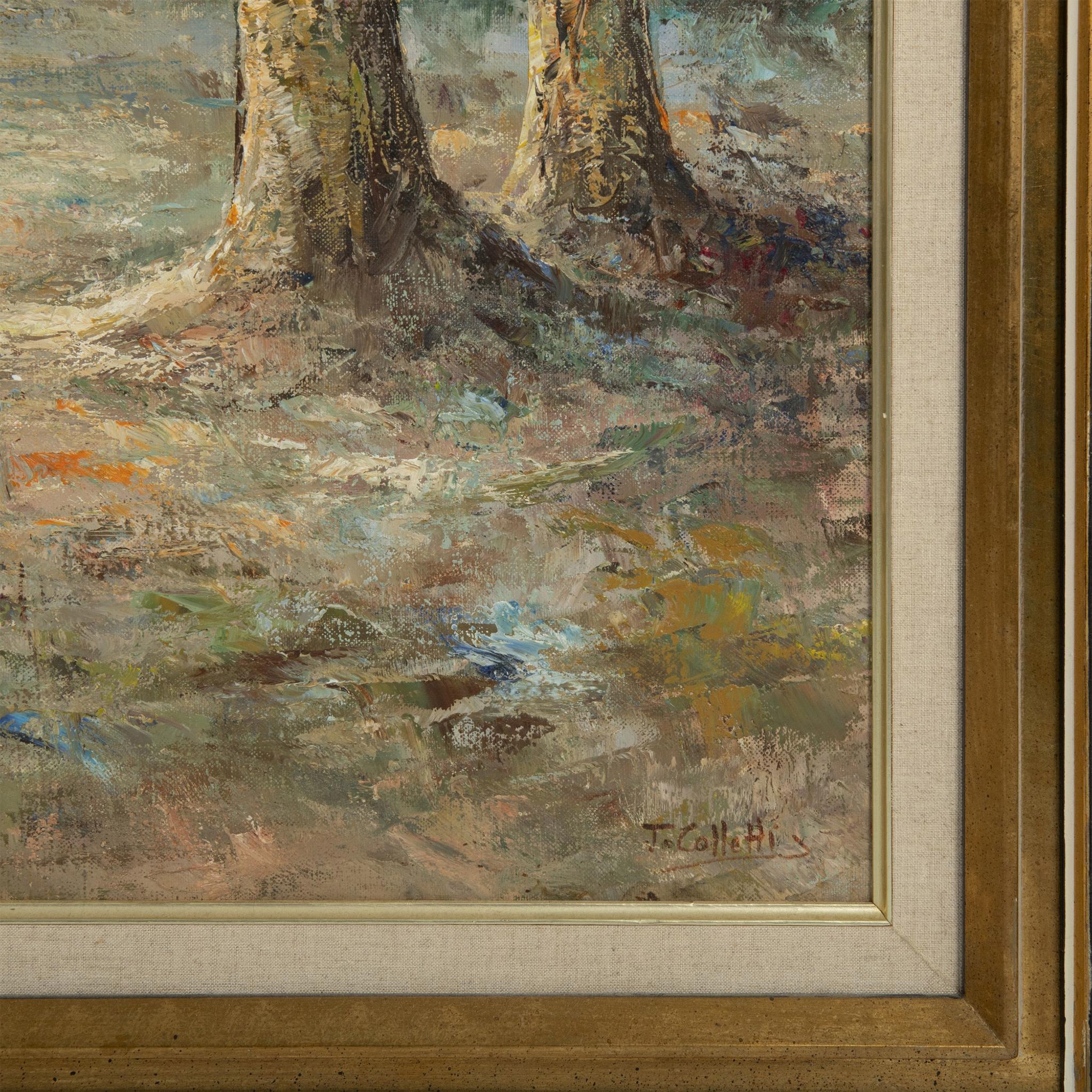 J. Colletti | J. Colletti, Original Impressionist Oil on Canvas, Signed ...