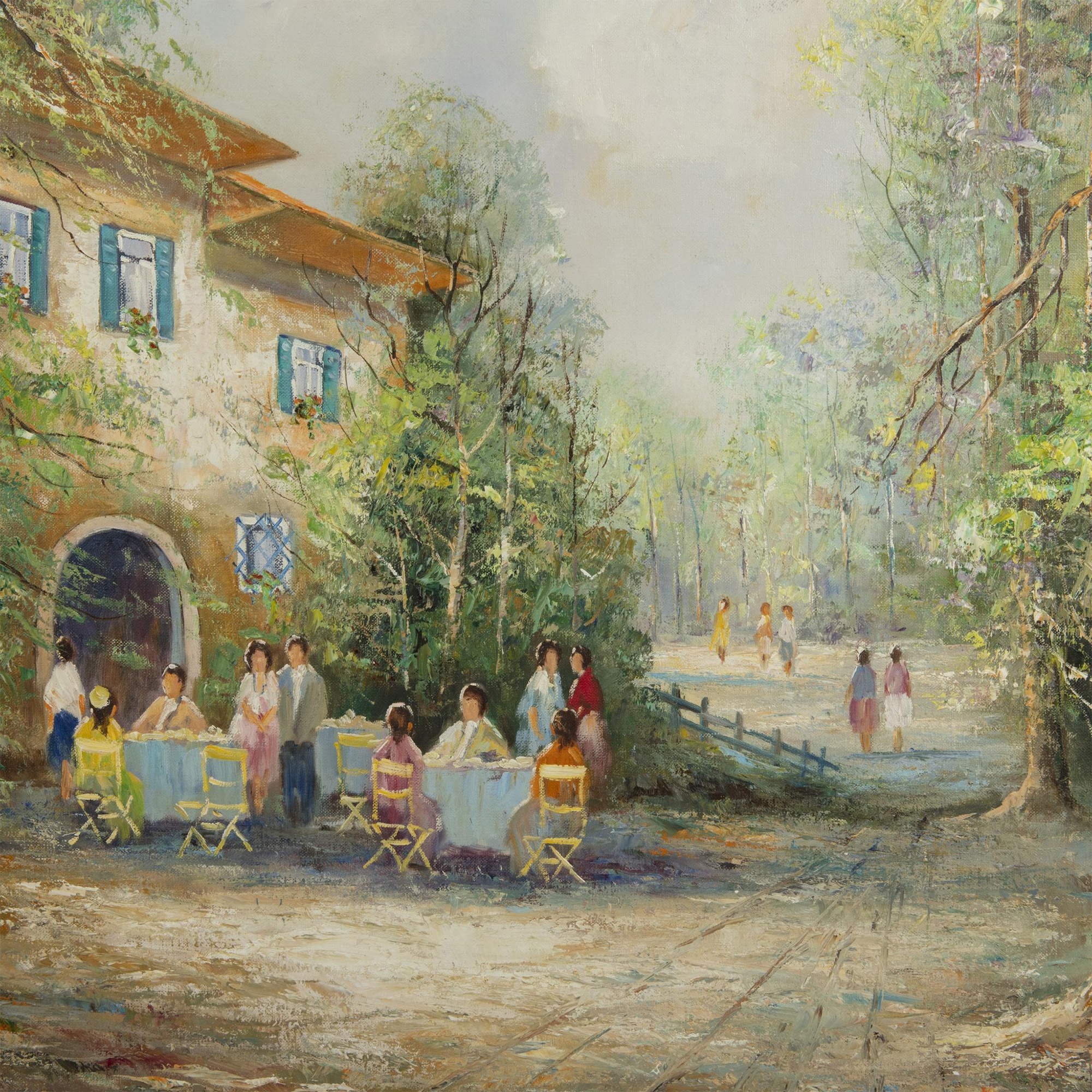 J. Colletti | J. Colletti, Original Impressionist Oil on Canvas, Signed ...